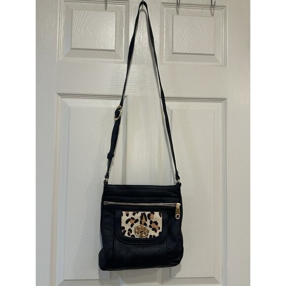 Emma Fox Black Leather Crossbody - Picture 5 of 10